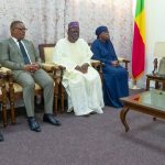 Audience au cabinet à l’Assemblée nationale : le Président Joseph Fifamin DJOGBENOU reçoit la Haute Direction Politique de l&rsquo;Union Progressiste le Renouveau